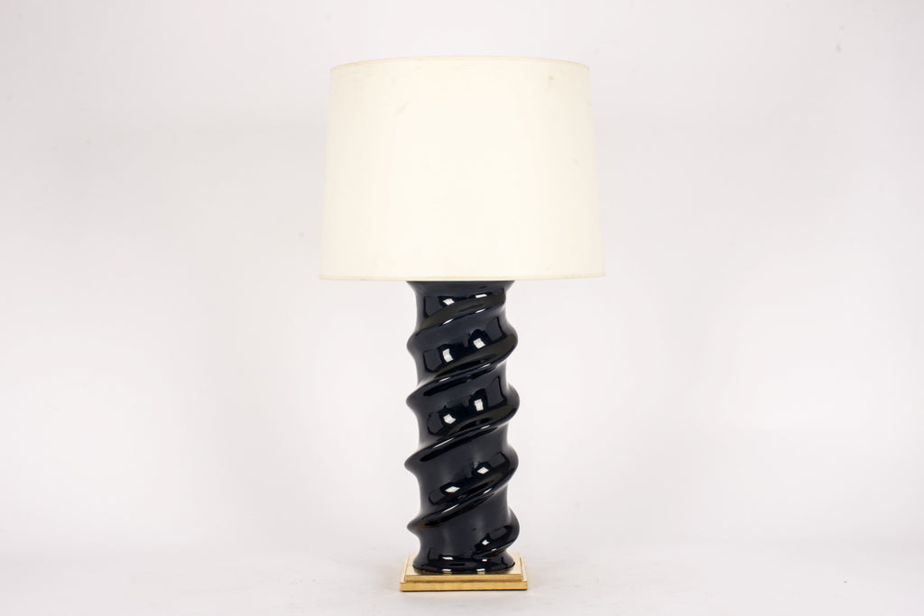 Single AN Amanda Lamp in Indigo