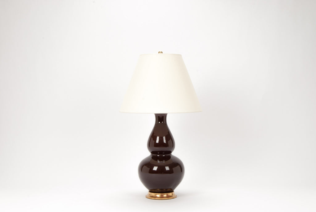 Single Aurora Lamp in Espresso