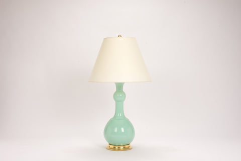 Single Cameron Lamp in Pale Blue Green