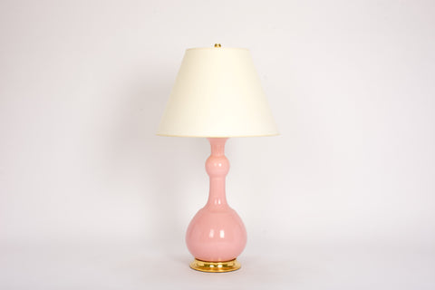 Single Cameron Lamp in Shell Pink