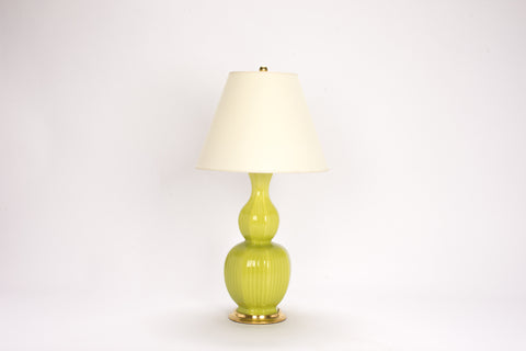 Single Delft Lamp in Apple Green