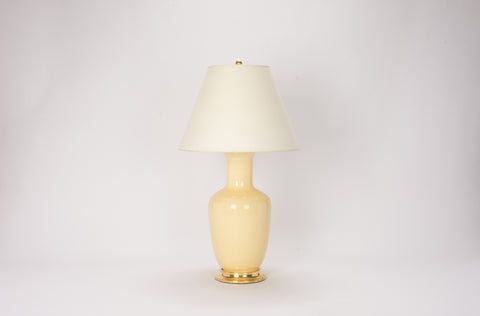 Single Ginger Jar Lamp in Butter