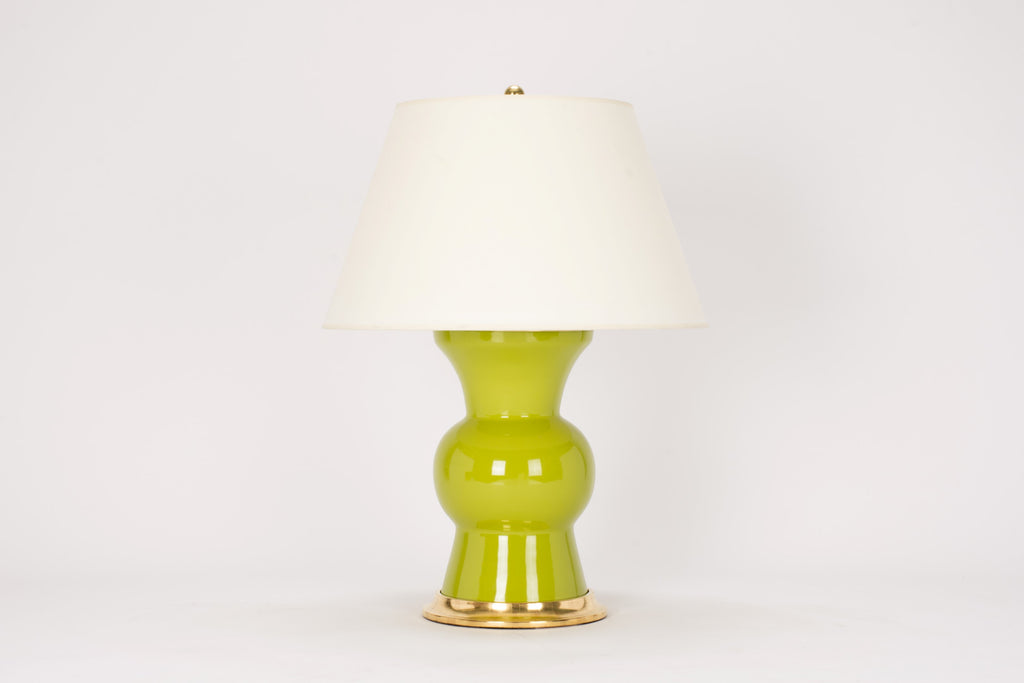 Single Gregory Lamp in Chartreuse