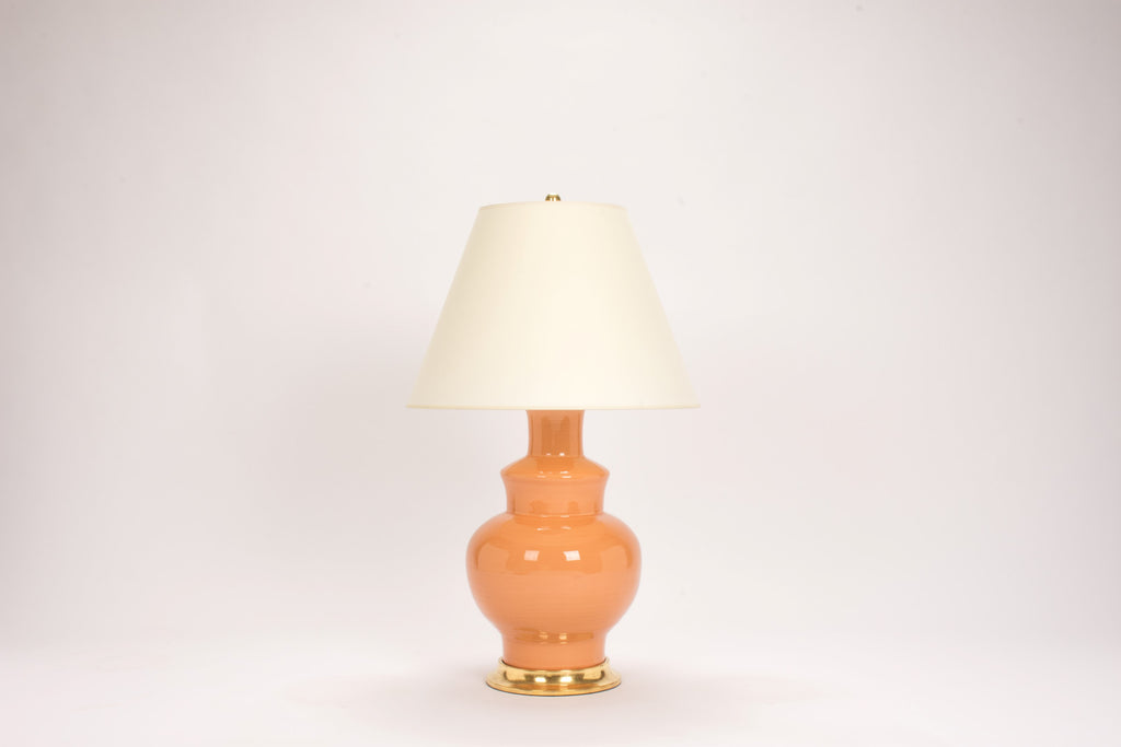 Single HB Kim Lamp in Peach