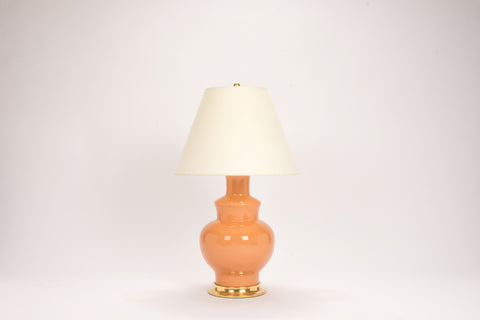 Single HB Kim Lamp in Peach