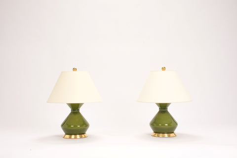 Pair of Hager Lamps in Spruce