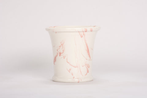 Large Cache Pot in Pink Marble