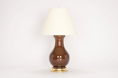 Single Large Hann Lamp in Espresso