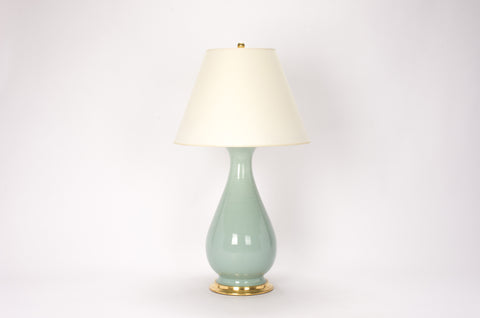 Single Large Louisa Lamp in Duck Egg