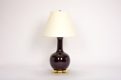 Single Large Single Gourd Lamp in Purple