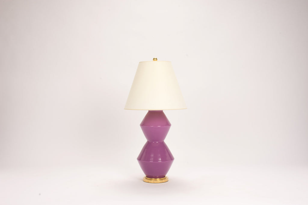 Single Medium David Lamp in Lavender