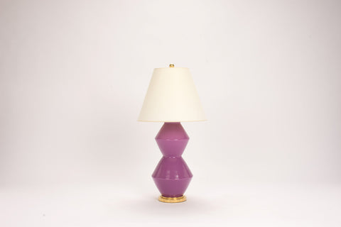 Single Medium David Lamp in Lavender