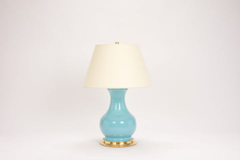 Single Medium Hann Lamp in Robin's Egg