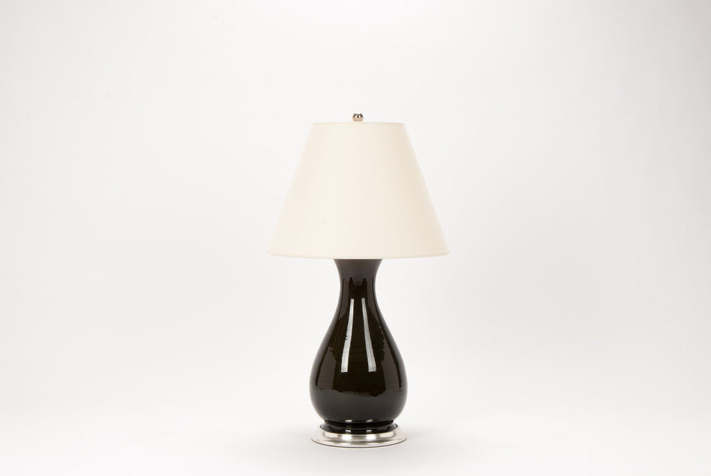 Single Medium Louisa Lamp in Olive