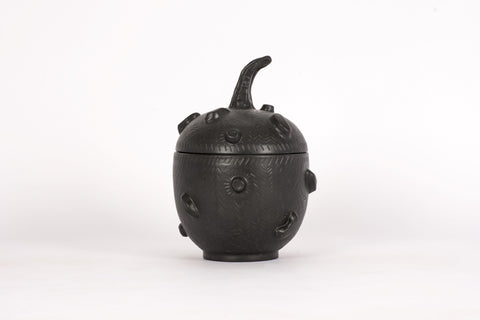 Naturalistic Gourd in Matte Black