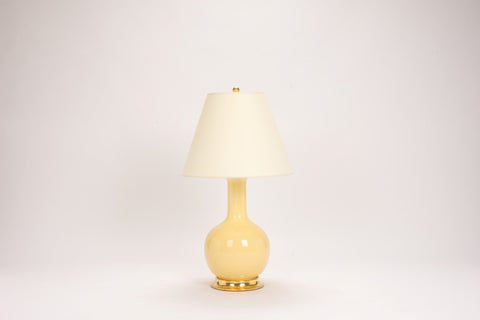 Single Medium Single Gourd Lamp in Butter