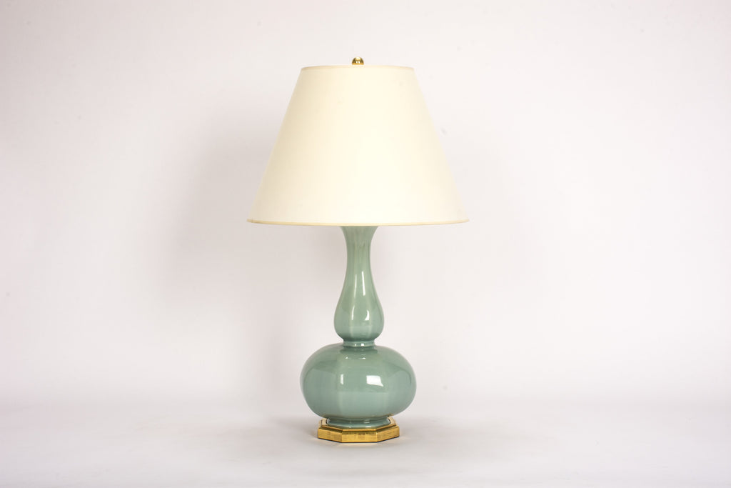 Single Michael Lamp in Duck Egg