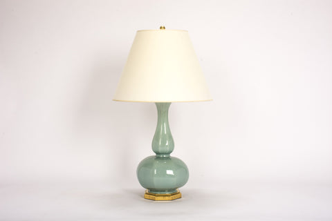 Single Michael Lamp in Duck Egg