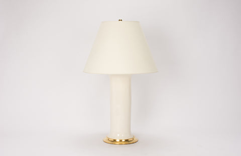 Single Patricia Lamp in Clear Crackle