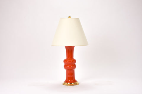 Single Medium Sophie Lamp in Coral