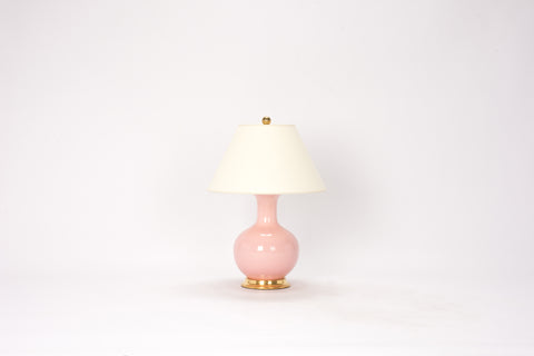 Single Small William Lamp in Shell Pink